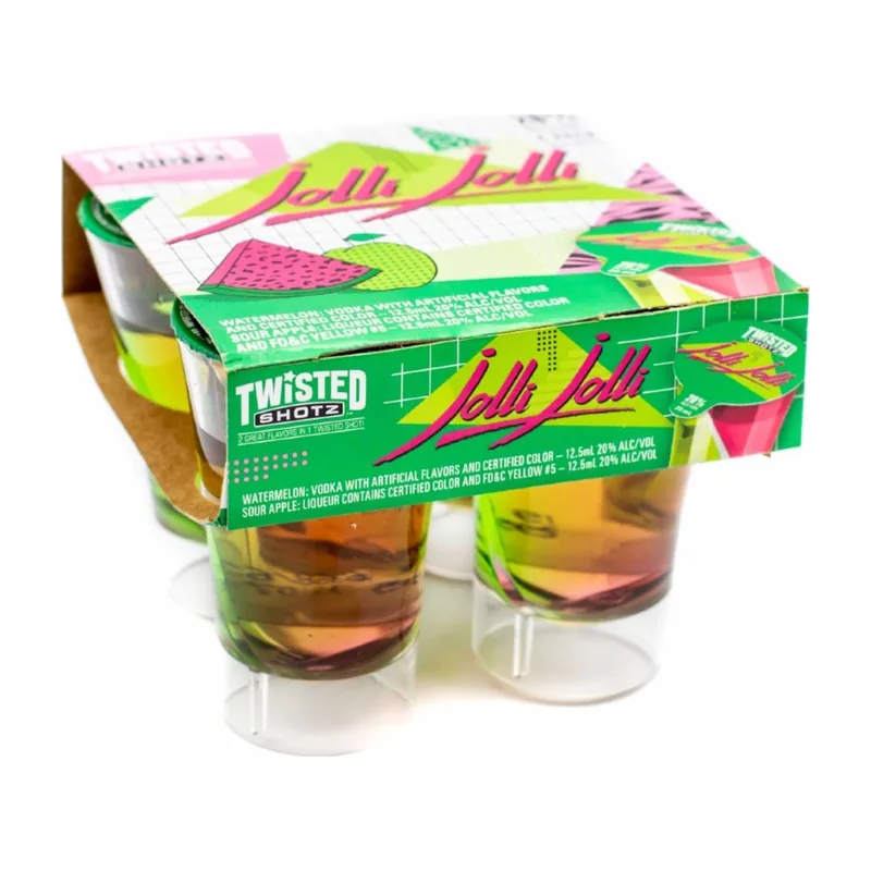 Twisted Shotz Jolli Jolli, 50 ml × 4